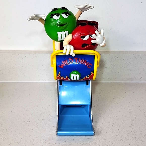Vintage M&M Candy Dispenser Roller Coaster. - Picture 2 of 11